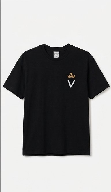 T-Shirt Invictus Preta Frente